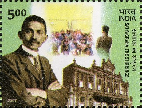 Gandhi Addressing Crown, South Africa, 1906