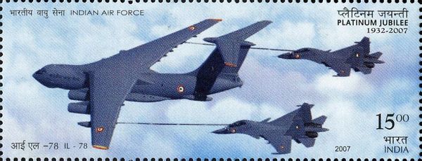 Ilyushin II-78 "Midas" Tanker and Two Sukhoi Su-30 MkI