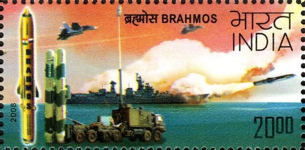Warship Launching BRAHMOS Missile and Fighter Planes