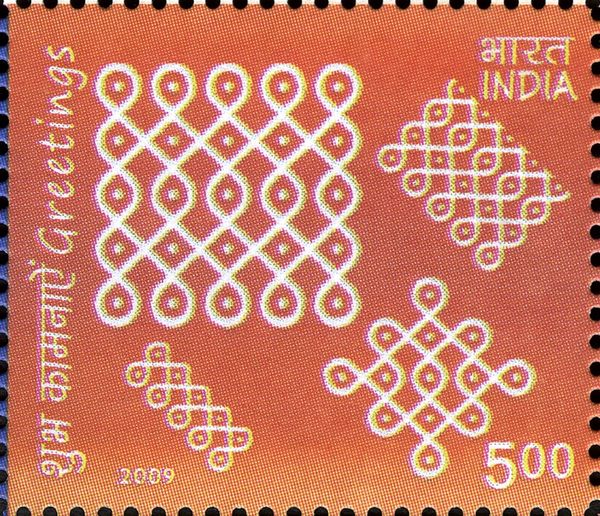 Four White Filigree Patterns