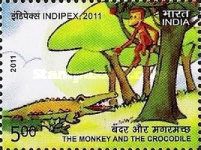Indipex 2011 - Monkey & Crocodile