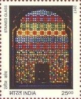 Stained Glass Window, Bagore-Ki-Haveli, Udaipur, Rajasthan