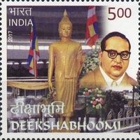 Dr Babasaheb Ambedkar and Buddha Statue