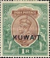King George V wearing Imperial Crown of India