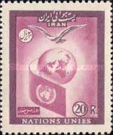 Globe, UN-Emblem and dove
