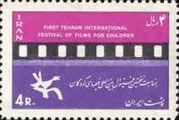 Young bird in the nest as an emblem, part of a film strip