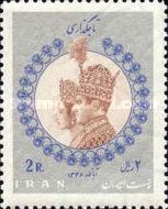 Mohammad Rezā Shāh Pahlavī with wife Farah Diba