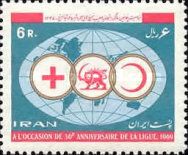Red Cross Emblems on Globe
