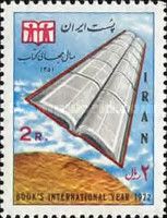 Opened book on earthcalotte
