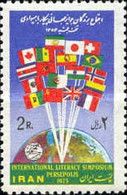 Globe with flags of the participating countries