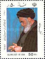 Ayatollah Khomeini in prayer
