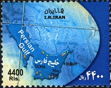 Map of Persian Gulf