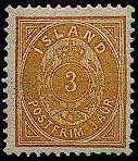 Figure with small "3" perf 12¾
