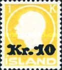 King Frederick VIII; Surcharge