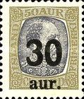 King Christian IX; Surcharge