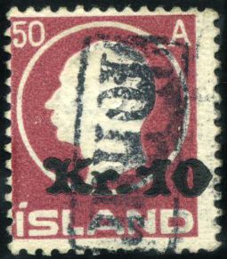 King Frederick VIII; Surcharge