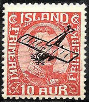 King Christian X; Overprint