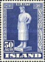 Snorri Sturluson in blue