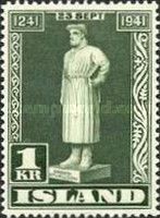 Snorri Sturluson in green