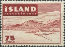 Douglas DC-3 over Eyjafjord
