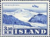 Aircraft Douglas DC-6 Liftmaster over glacier Öraefa