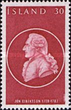 Jon Eiriksson (1728-1787), Sculpture by Olafur Olafsson