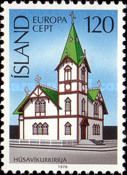 EUROPA / C.E.P.T.: Monuments - Husavik Church