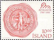 Reykjavik City Seal, 1815