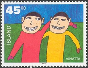 Children stamp design competition