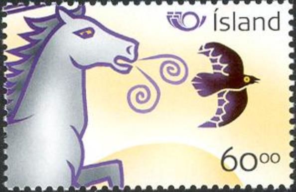 Nordic Mythology Óðinn and Sleipnir