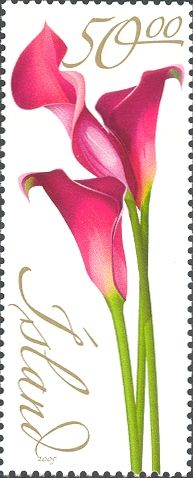 Occassional stamps - Red Calla
