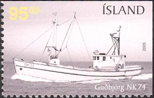 Old Fishing Boats - Gudbjorg NK74