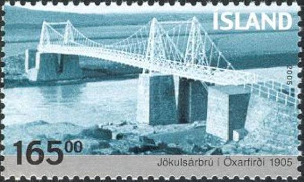Bridge over Jökulsá in Öxarfjördur
