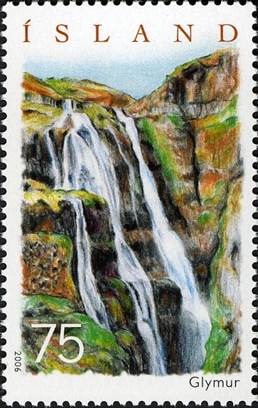 Waterfall Glymur