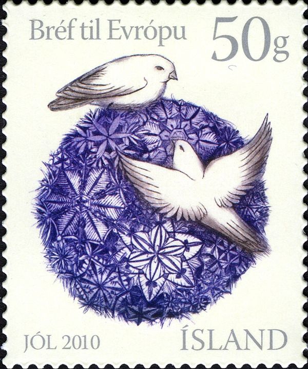 Wreath and Two Doves
