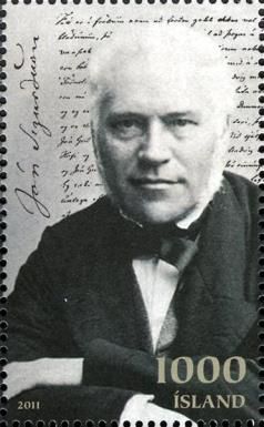 President Jón Sigurdhsson as old man
