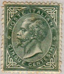 King Vittorio Emanuele II by an oval