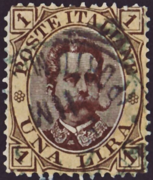 Umberto I, face value in the corners