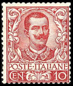 King Vittorio Emanuele III (1869-1947) with Floral Ornaments