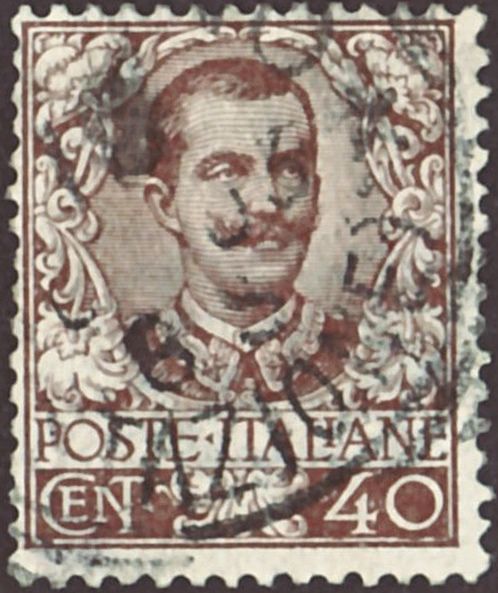 King Vittorio Emanuele III (1869-1947) with Floral Ornaments