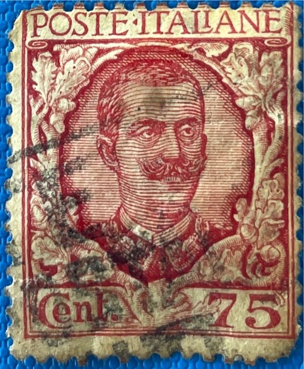 King Vittorio Emanuele III (1869-1947) with Floral Ornaments