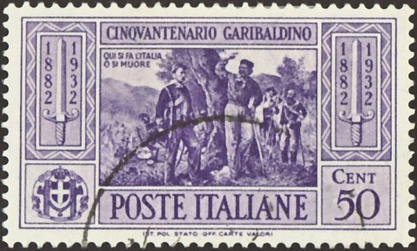 Garibaldi with Nino Bixio at the Battle of Calatafimi
