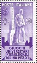 Mussolini and the Stele Statue