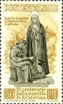 St. Catherine of Siena Dictating one of her "Dialoges"