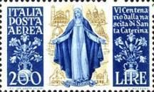 St. Catherine of Siena in Hieratic Attitude