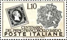 5 Cents of Sardinia and Coat of Arms of Cagliari