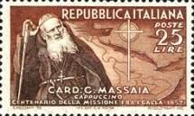 Centenary of 1st Mission in Erhiopia of Cardinal G. Massaia