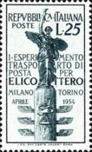 1st Experiment of Air Mail Transport by Helicopter MI-TO