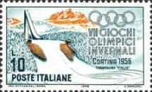 "Italia" Ski Jump and Mount. Croda da Lago