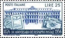 Palace of postal savings banks, in Rome.